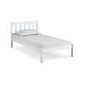 Alaterre Furniture Poppy Twin Wood Platform Bed, White AJPP10WH